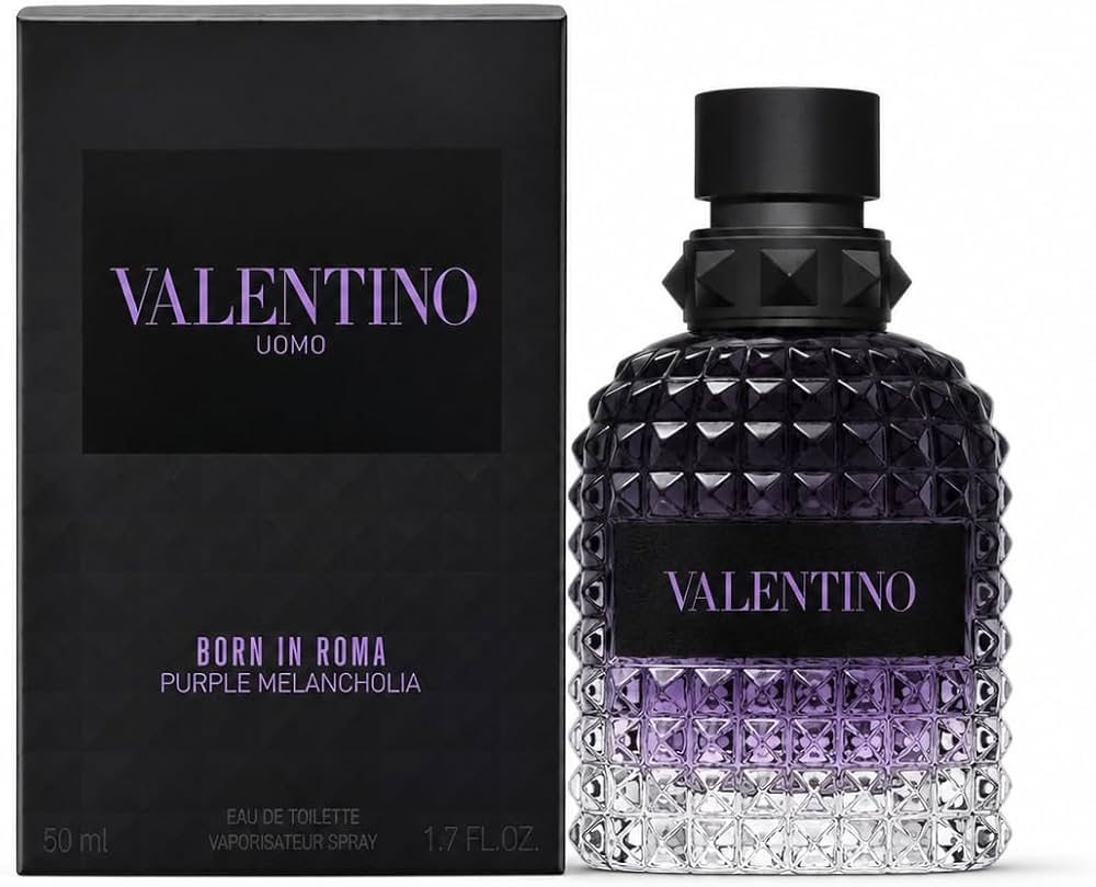 Valentino Bor in Roma Uomo purple melancholia