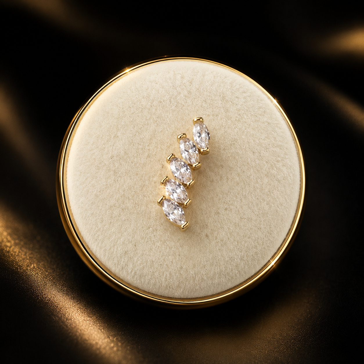 14K Flat, Helix Lóbulo