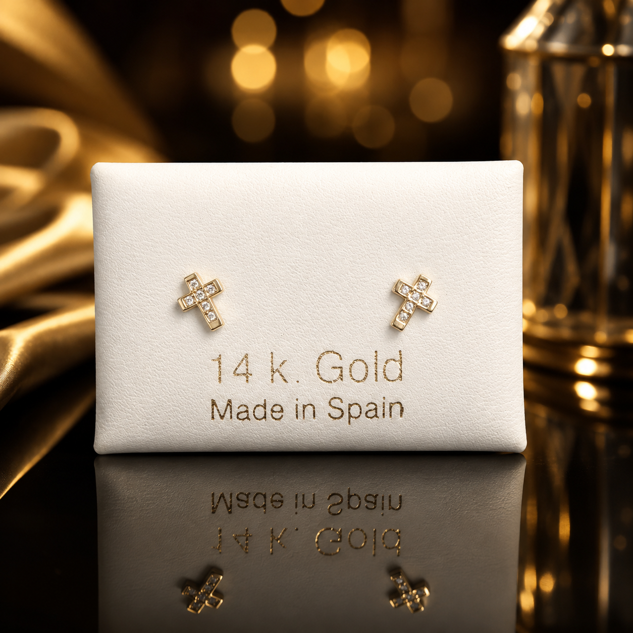 Pantallas de cruz 14K