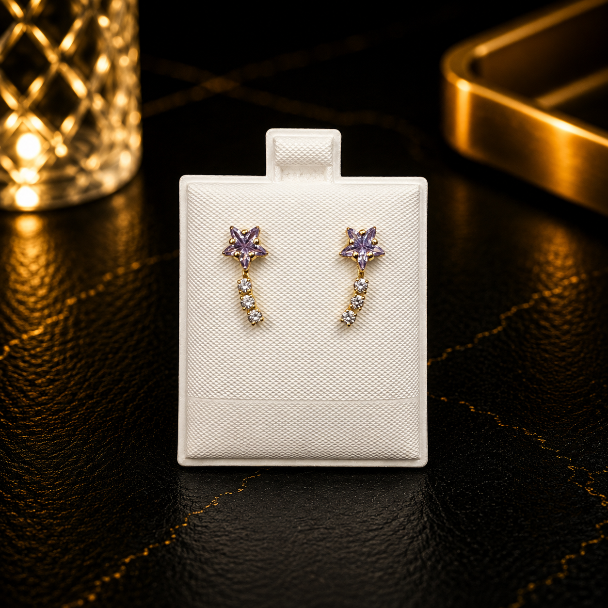 Pantallas de estrellas con destellos 14K