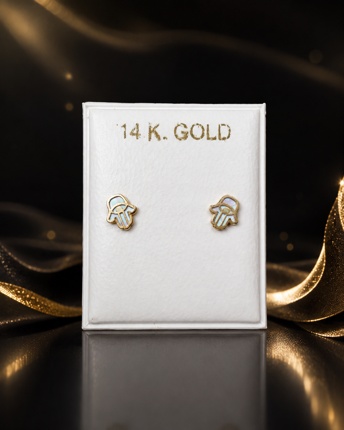 Pantallas de manito de Fátima 14K