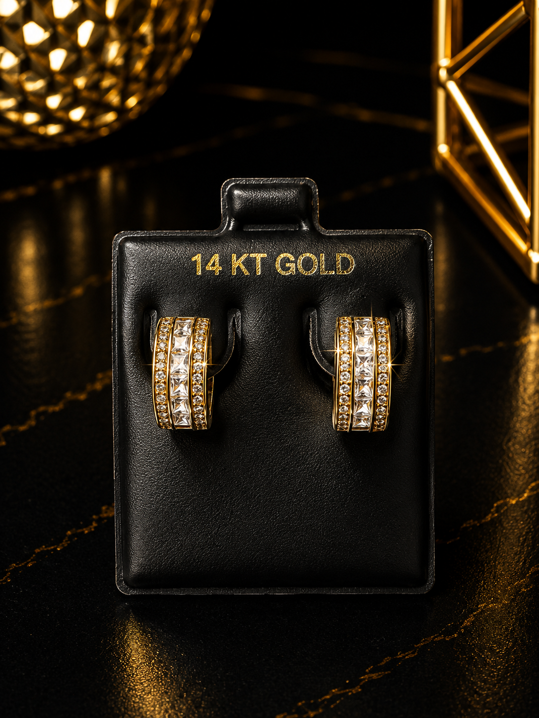 Pantallas de argollas 14K 2.1