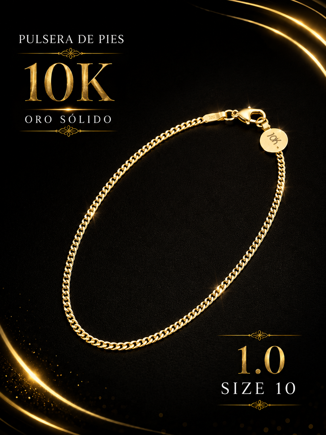 Pulsera para el pies 10K 1.0