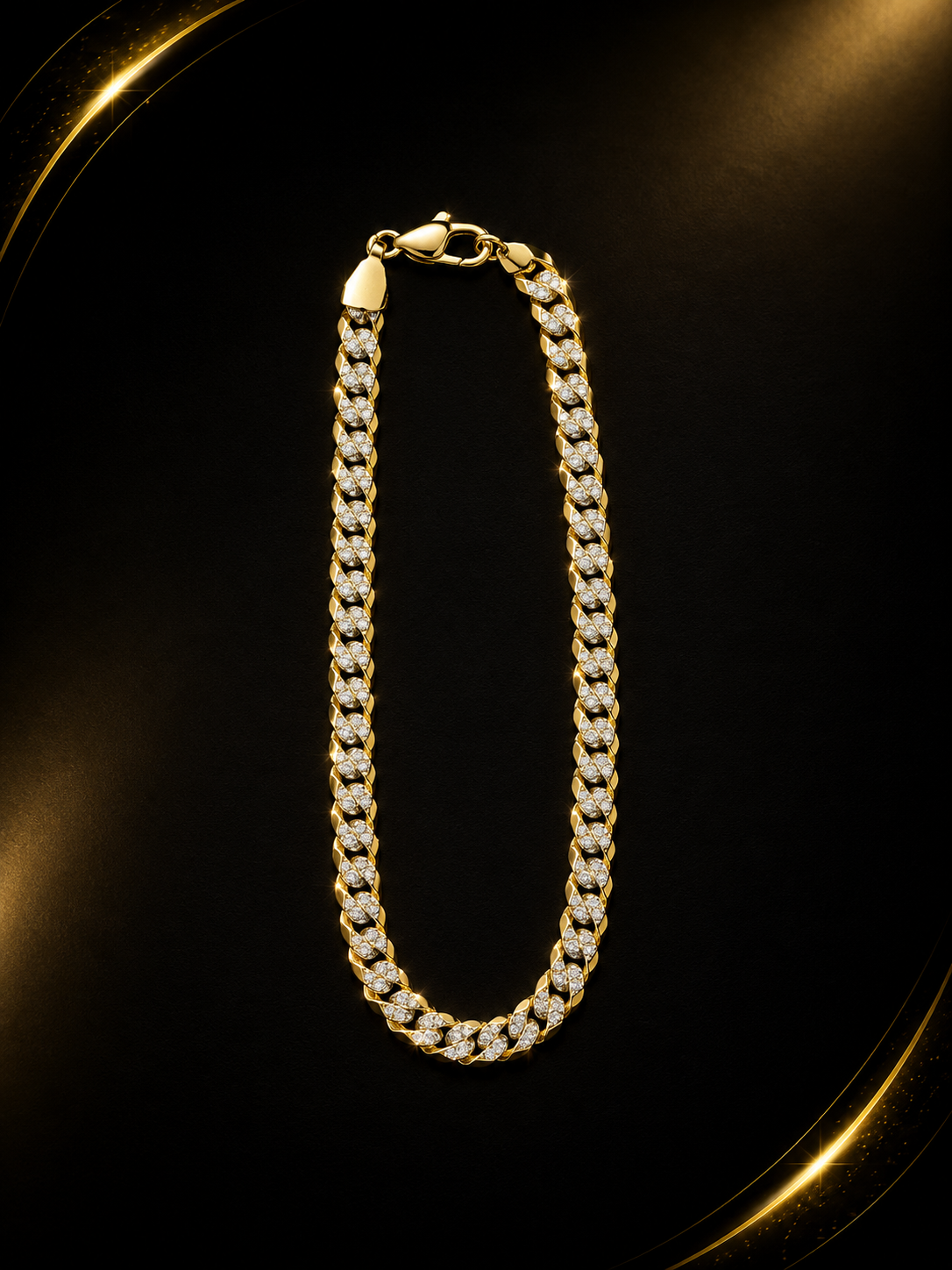 Pulsera 14K dos tono 8.1 size 8