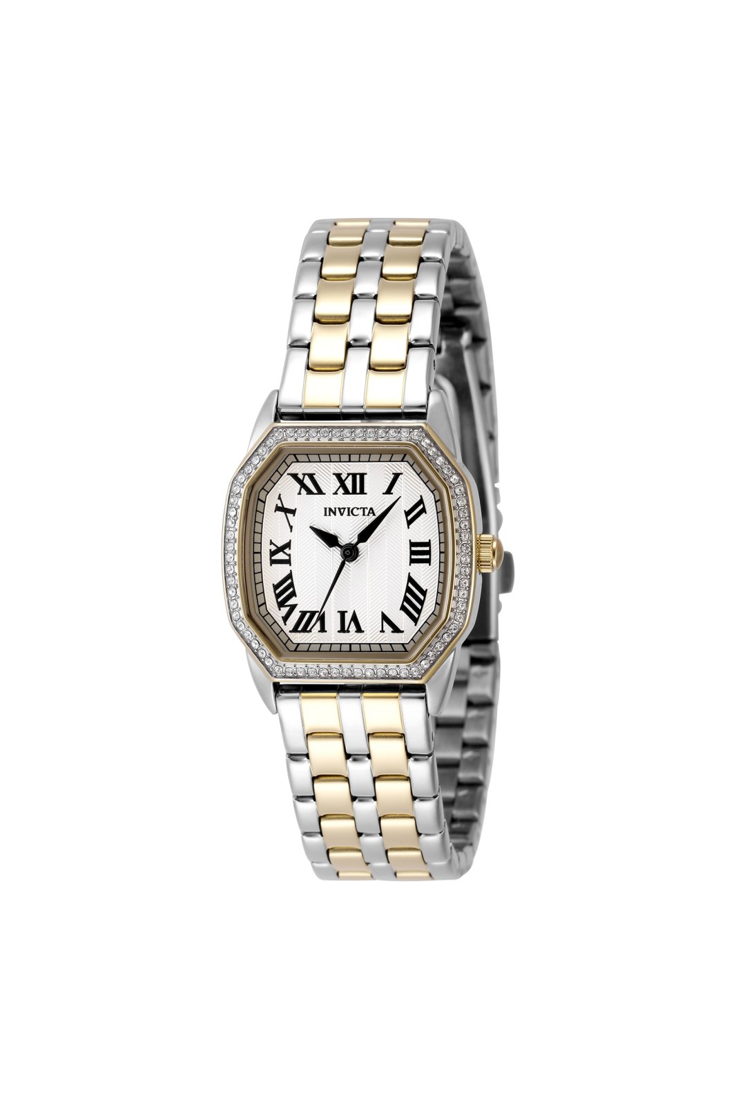 Reloj invicta dos tono con circonia 48999