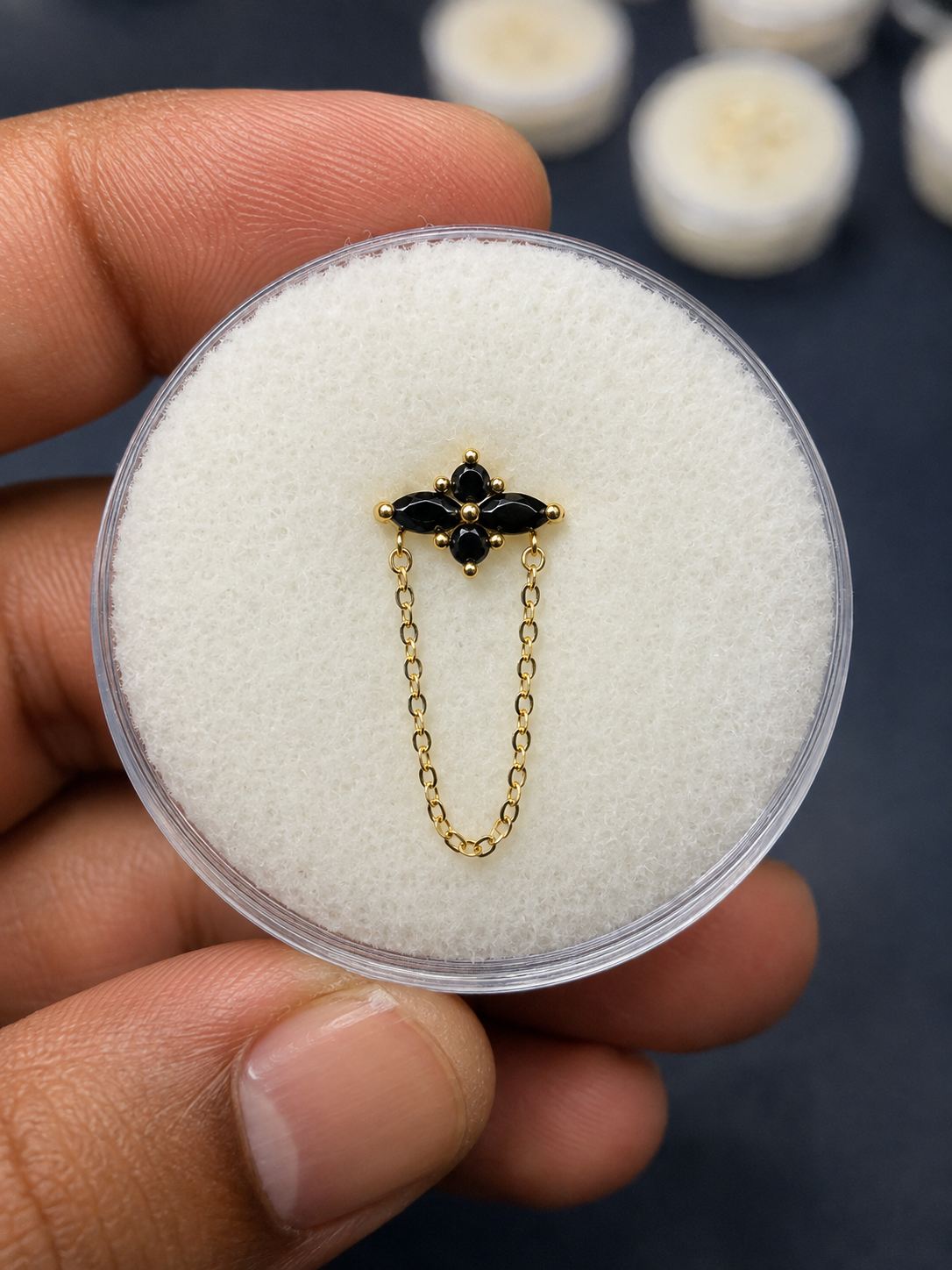 14K  Lóbulo