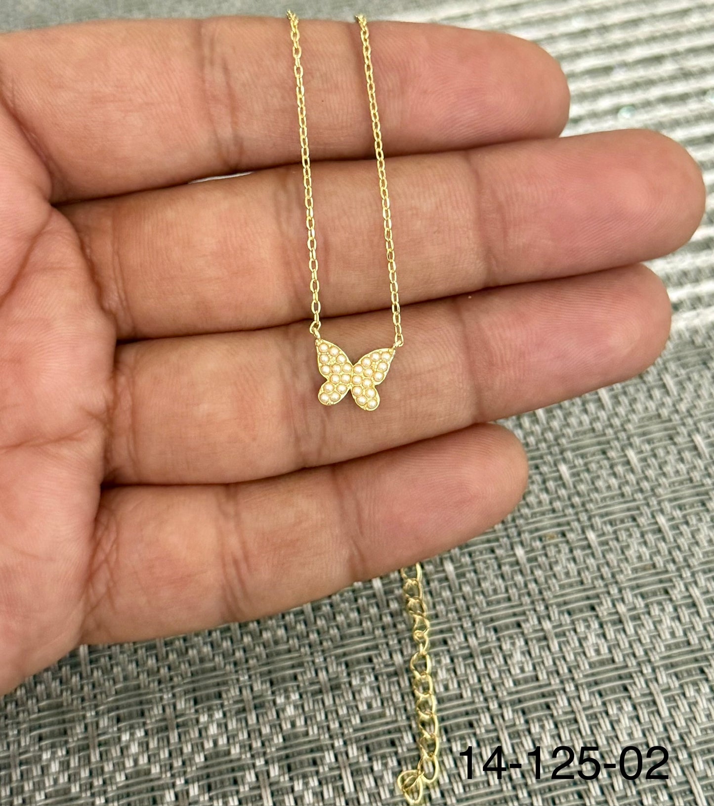 Collar 925 de mariposa