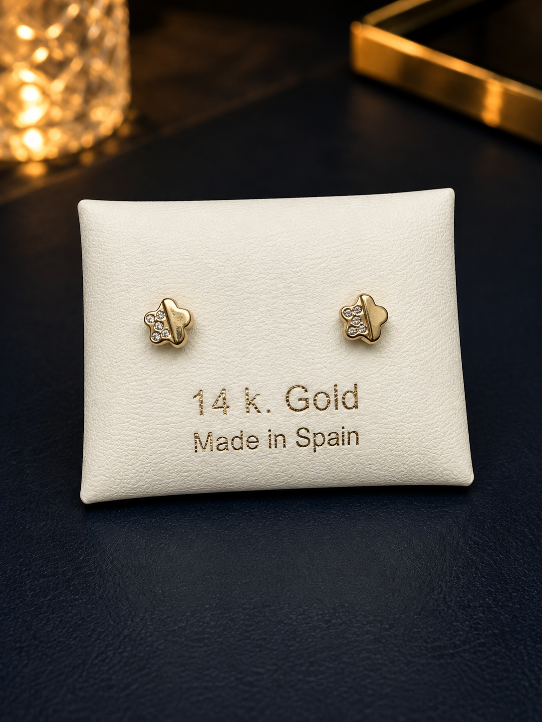 Pantallas de flor 14K