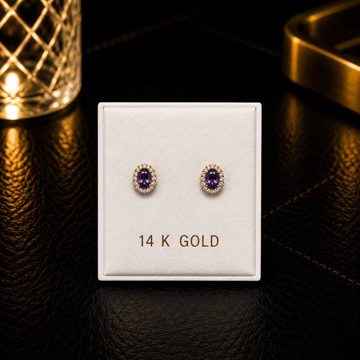 Pantallas violeta 14K elegantes