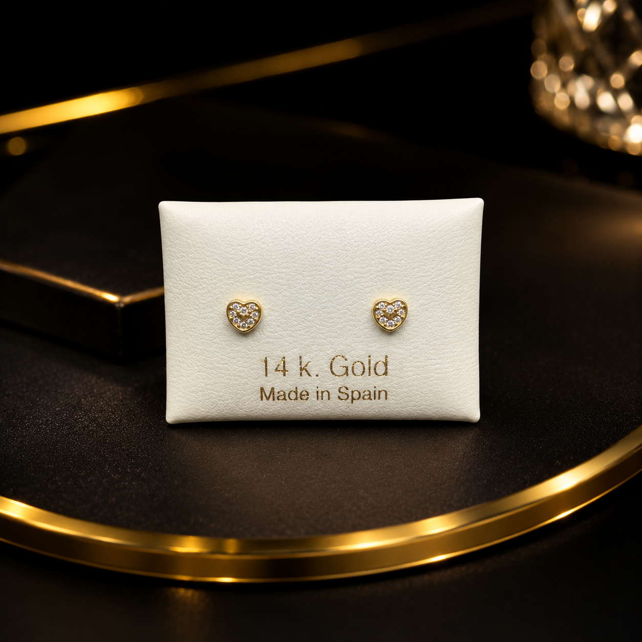 Pantallas de corazones pequeños 14K