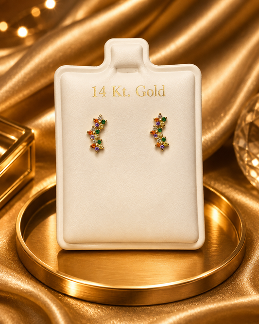 Pantalla de flor en colores 14K