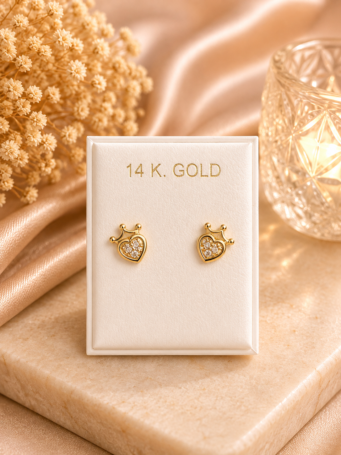 Pantallas de corazon 14K