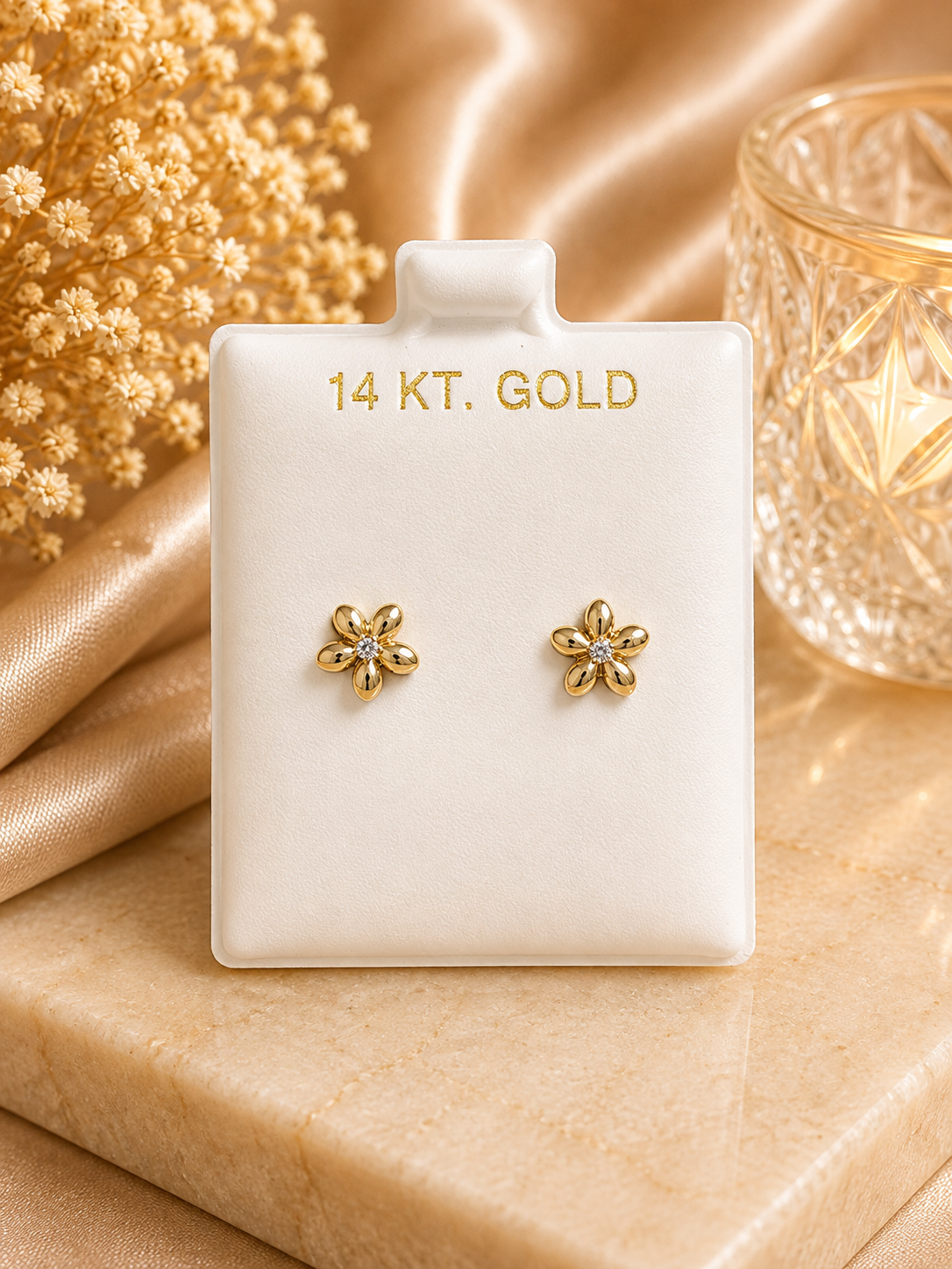 Pantallas de flor 14K