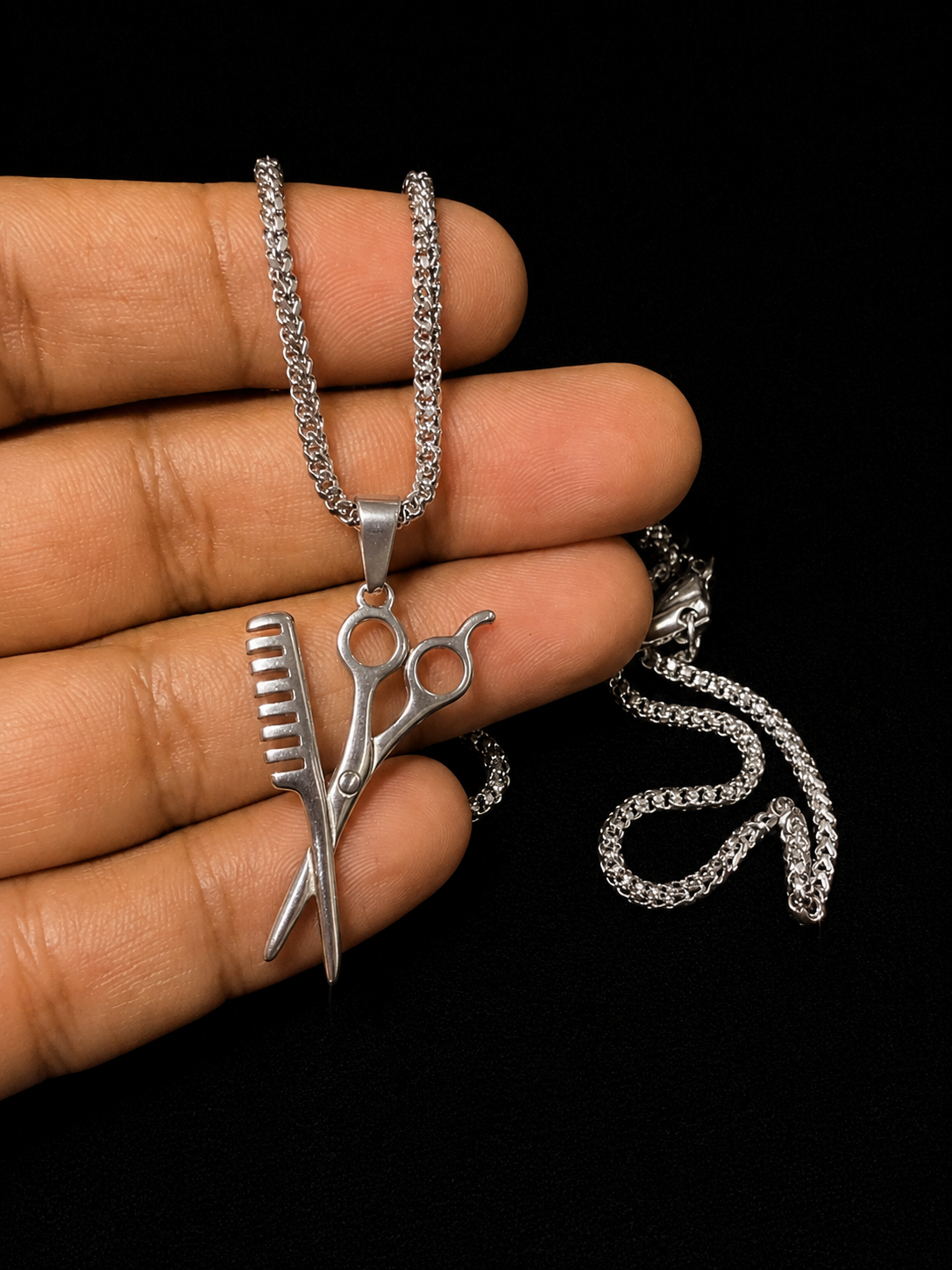 Cadena franco con charms