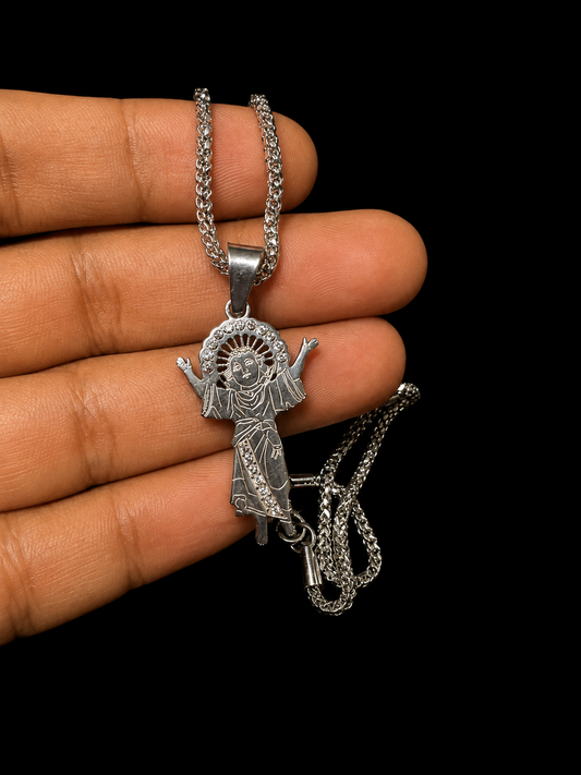 Cadena franco con charms divino niño size 22