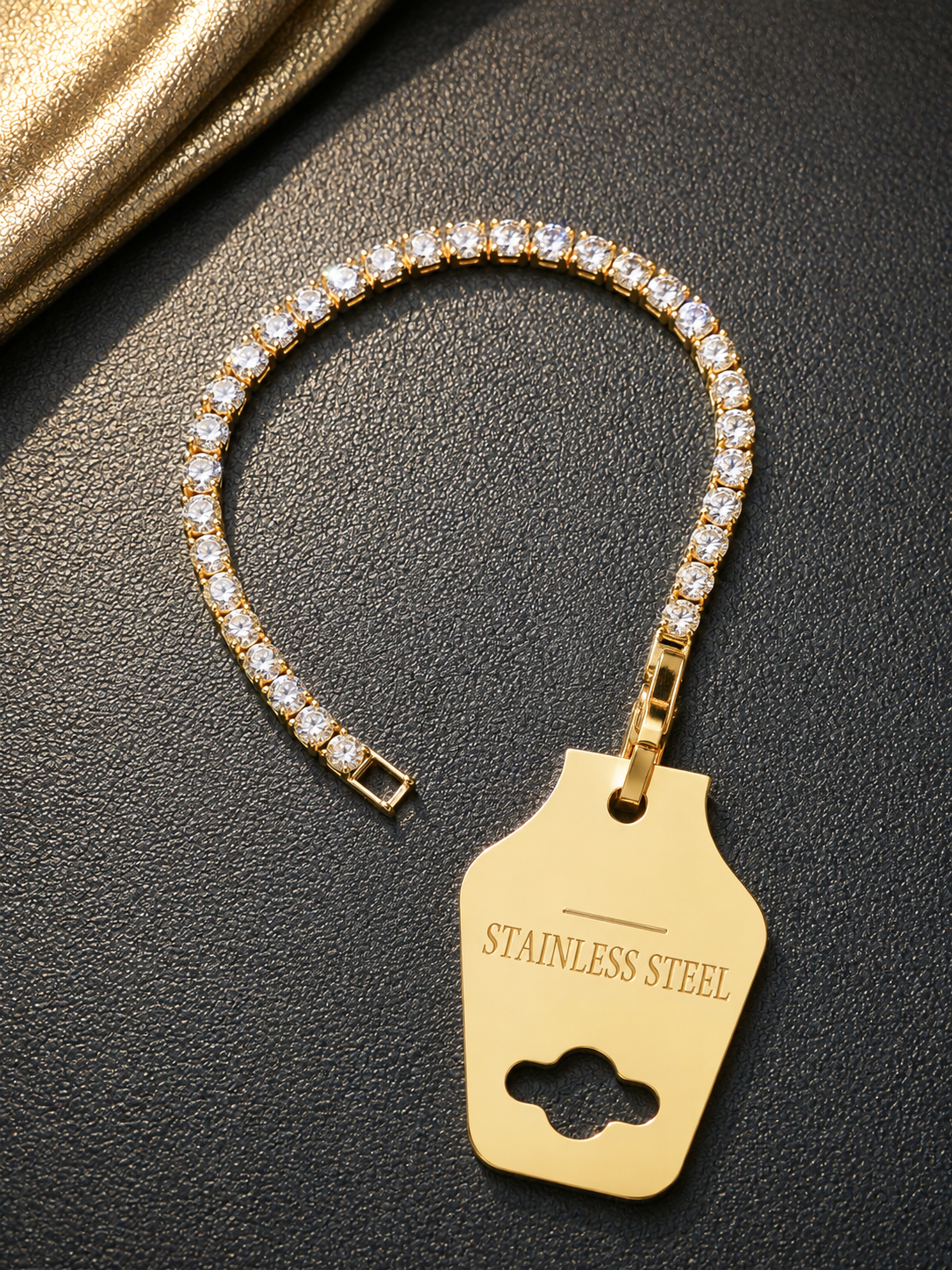 Pulsera de circonia size 7