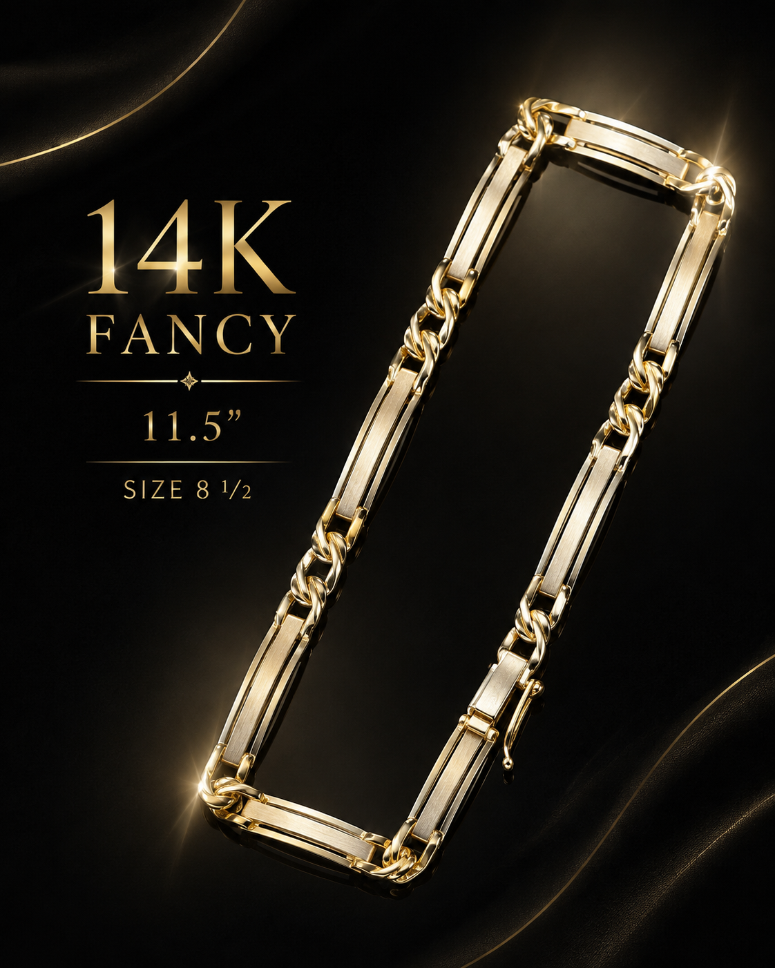 Pulsera 14K 11.5  size 8 1/2