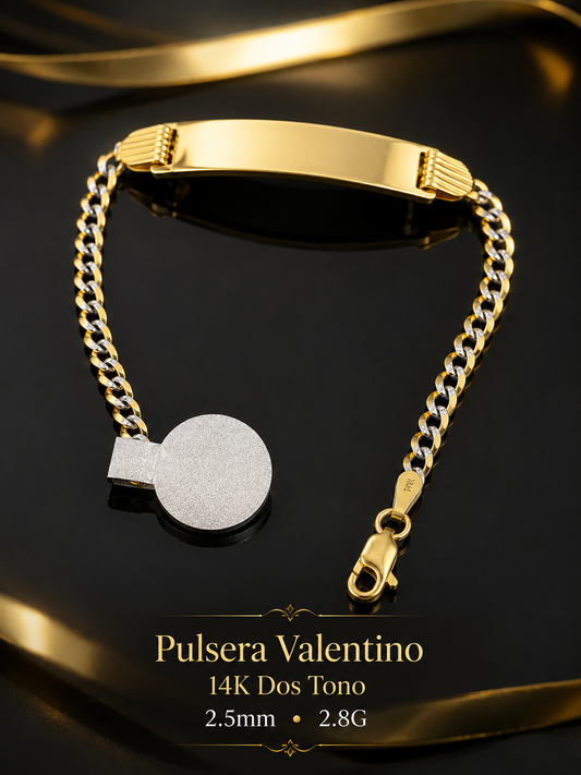 Pulsera Valentino 14K 2.5mm 2.8G