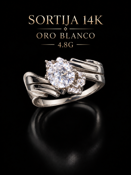 Sortija de matrimonio 14K size 6  4.8G