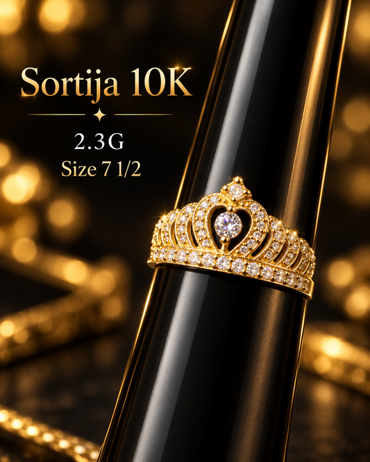 Sortija 10K 2.3G size 7 1/2 se hace a tu size