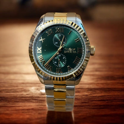 Invicta 47427 Dos tono fondo verde